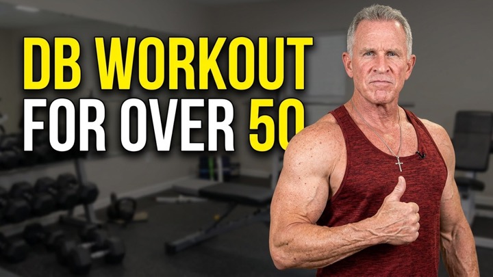The BEST Full Body Dumbbell Workout For Men Over 50 (Do This!)
