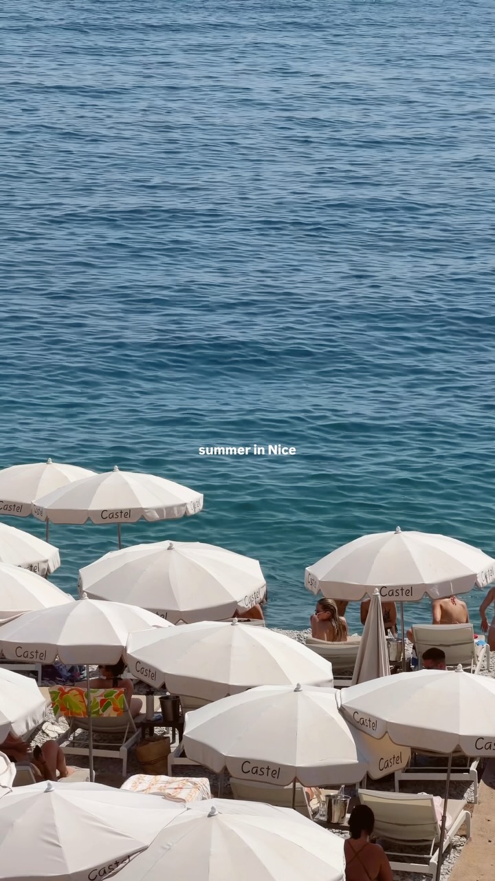 Summer on the French Riviera 💦 

There’s still no place I’d rather be during a heatwave 🏊‍♂️ 

Location: Castel Plage, Nice 📍