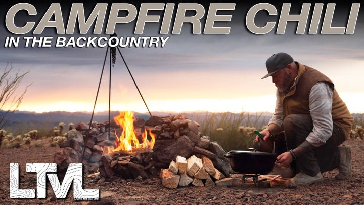 Campfire Sessions | Cooking Chili in a Dutch Oven | Living The Van Life