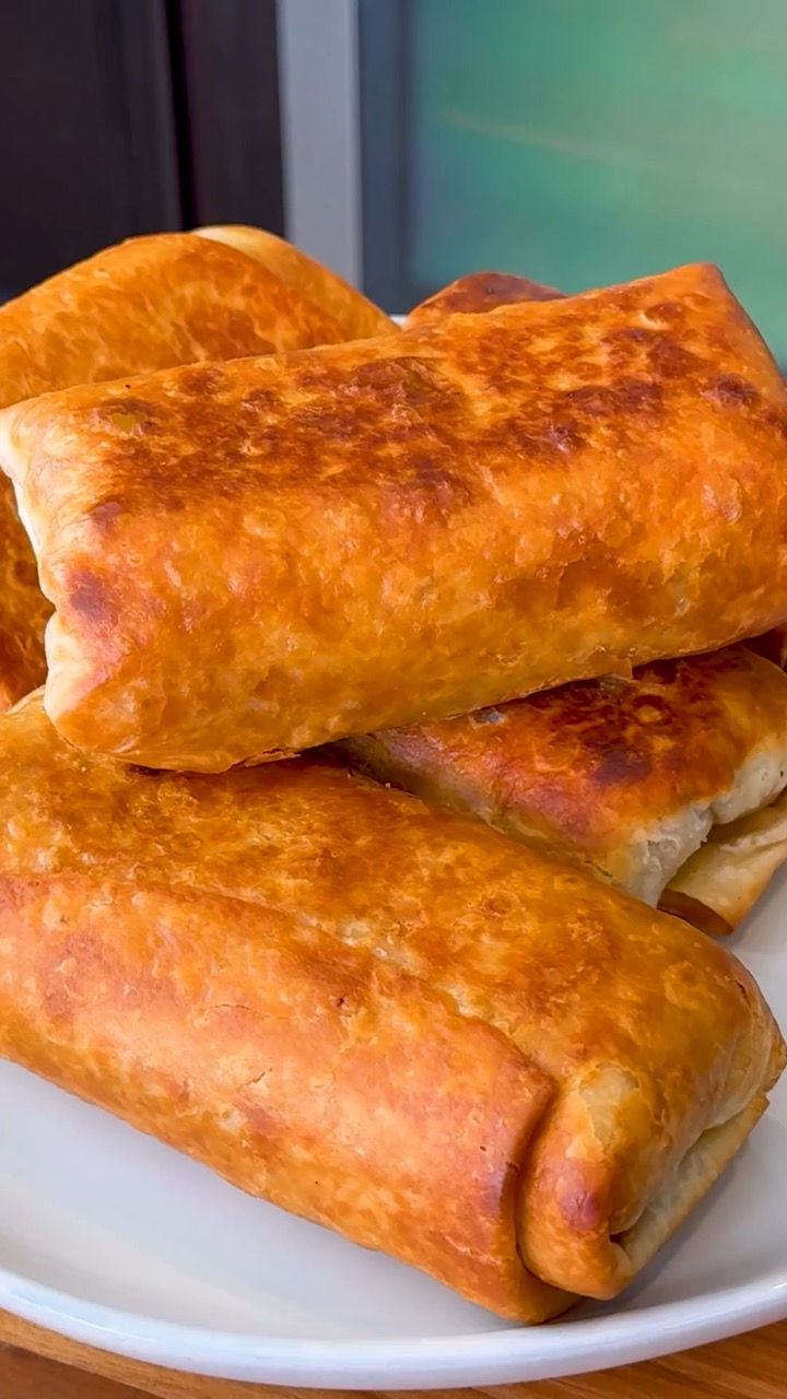 How to make Beef Chimichangas Easy Recipe #shorts