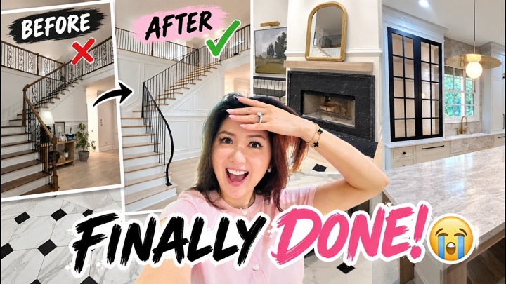 Our Home Renovation is FINALLY DONE! 😭 | The Before & After Transformation 10 WEEKS LATER… | CHARIS