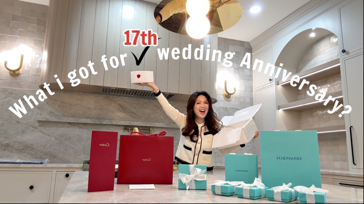 'WHAT I GOT FOR 17th WEDDING ANNIVERSARY?' THANK YOU HUSBAND~! | CHARIS
