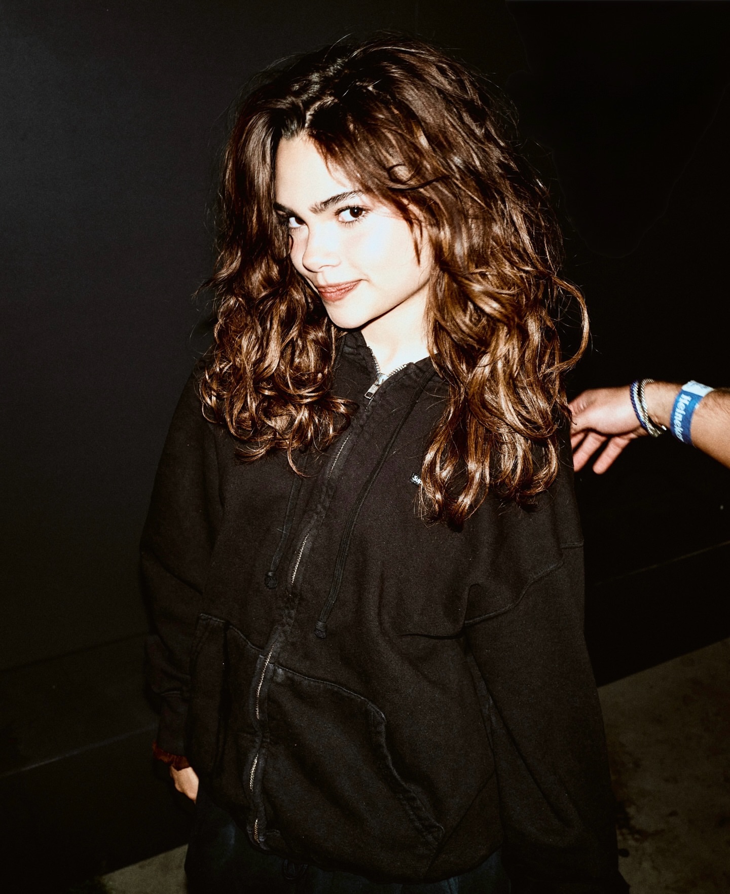 hair for @ariana_greenblatt at Coachella