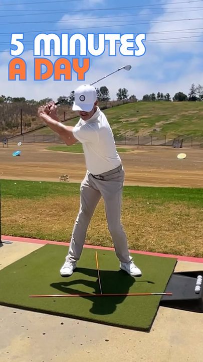 Working from home? Your golf game can still get some work in too. 🏠⛳️

You don’t need a range, a bucket of balls, or hours of free time to build a better movement pattern.

Grab a club and a couple of alignment sticks an