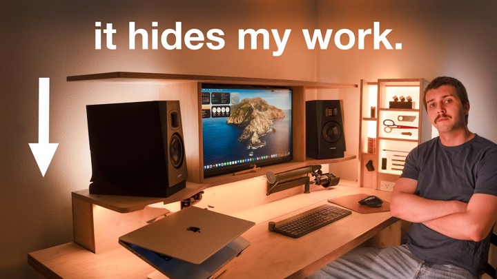 I Made a Desk for Messy People.