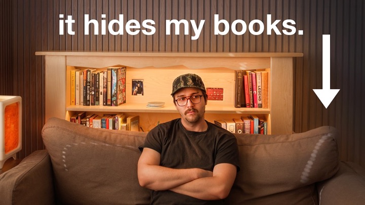 I Built a Secret Library in my Tiny Apartment.