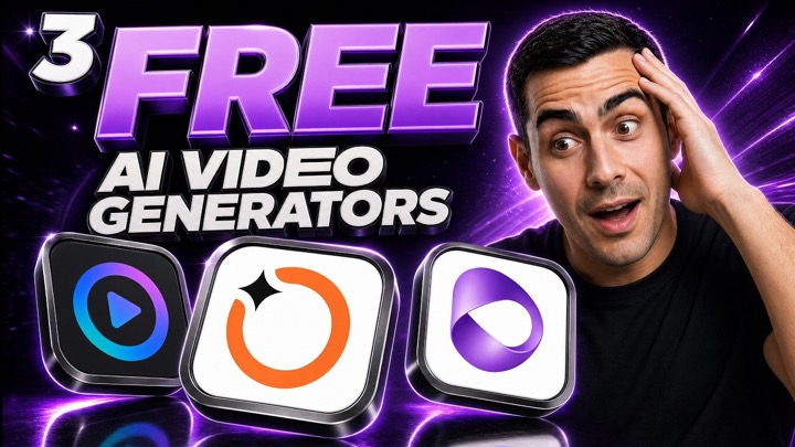 3 FREE AI Video Generators You Need to Try (UNLIMITED)