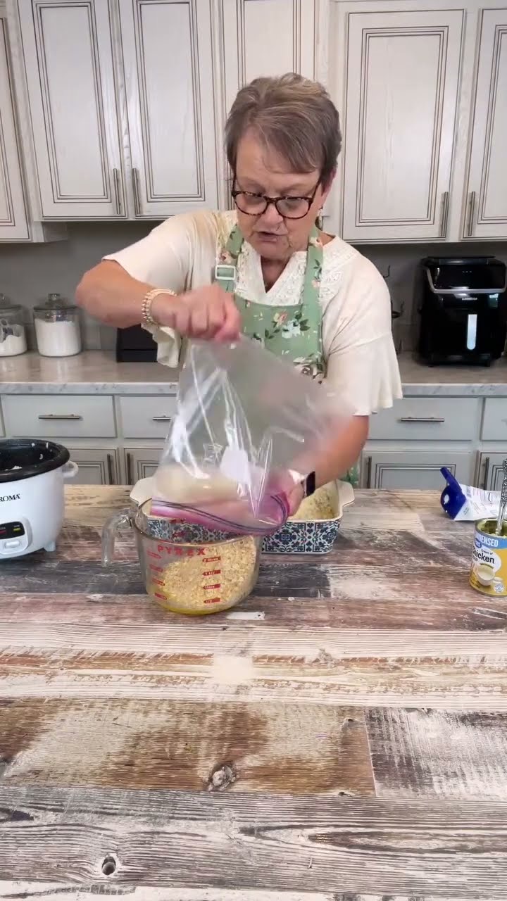 This is the SHORT video of me making CHICKEN CASSEROLE WITH A TWIST.