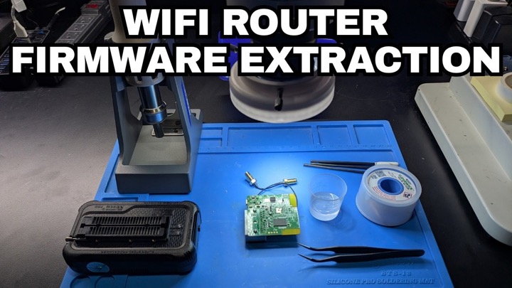 WiFi Router Chip-Off Firmware Extraction with Moria