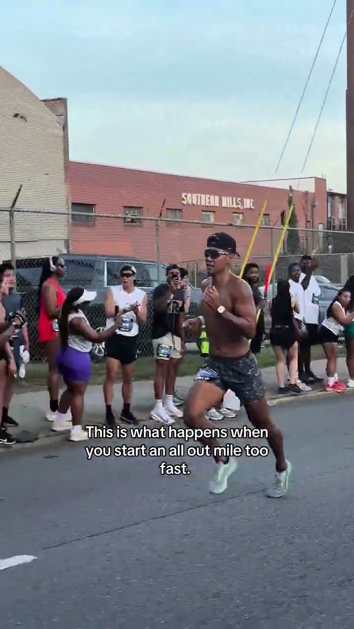 I Ran an All Out Mile