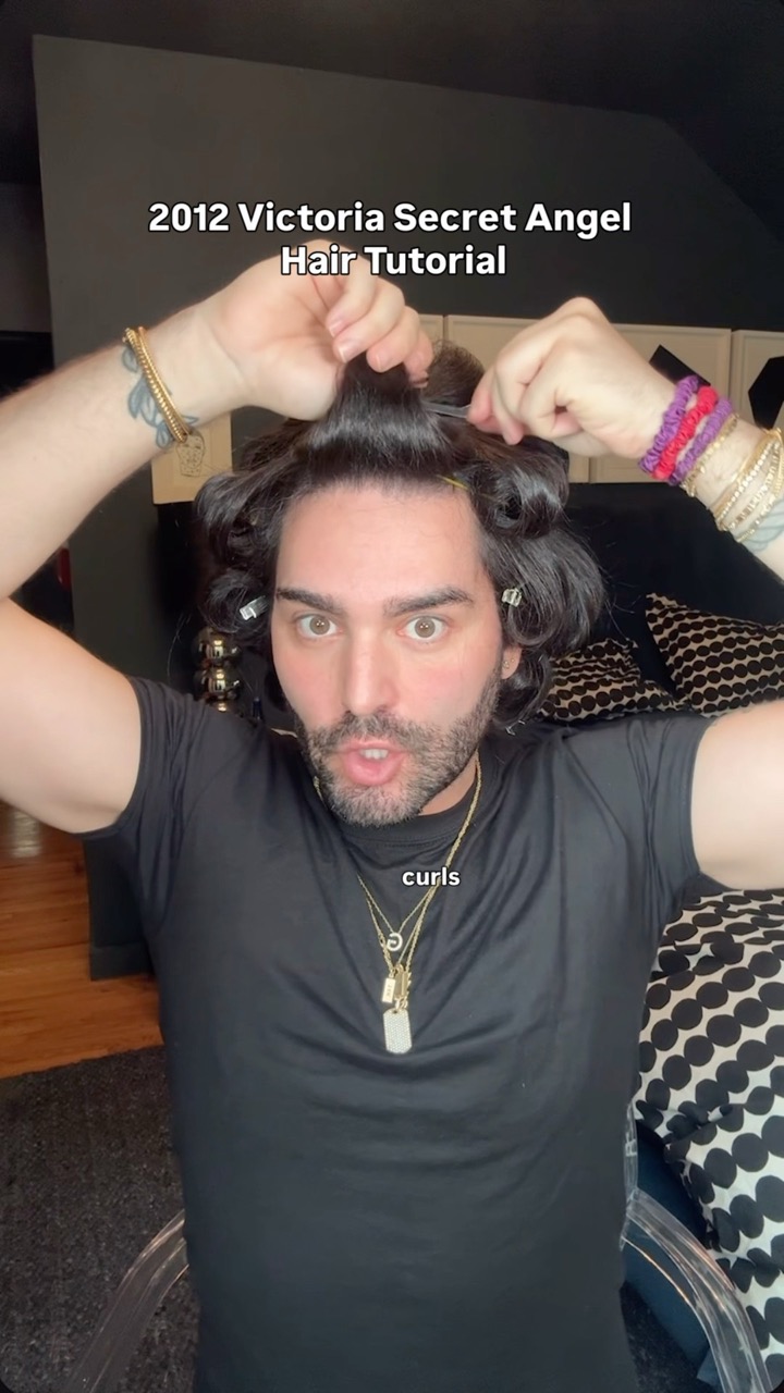 the original Victoria secret angel hair tutorial from back in my freelance hairstylist days!