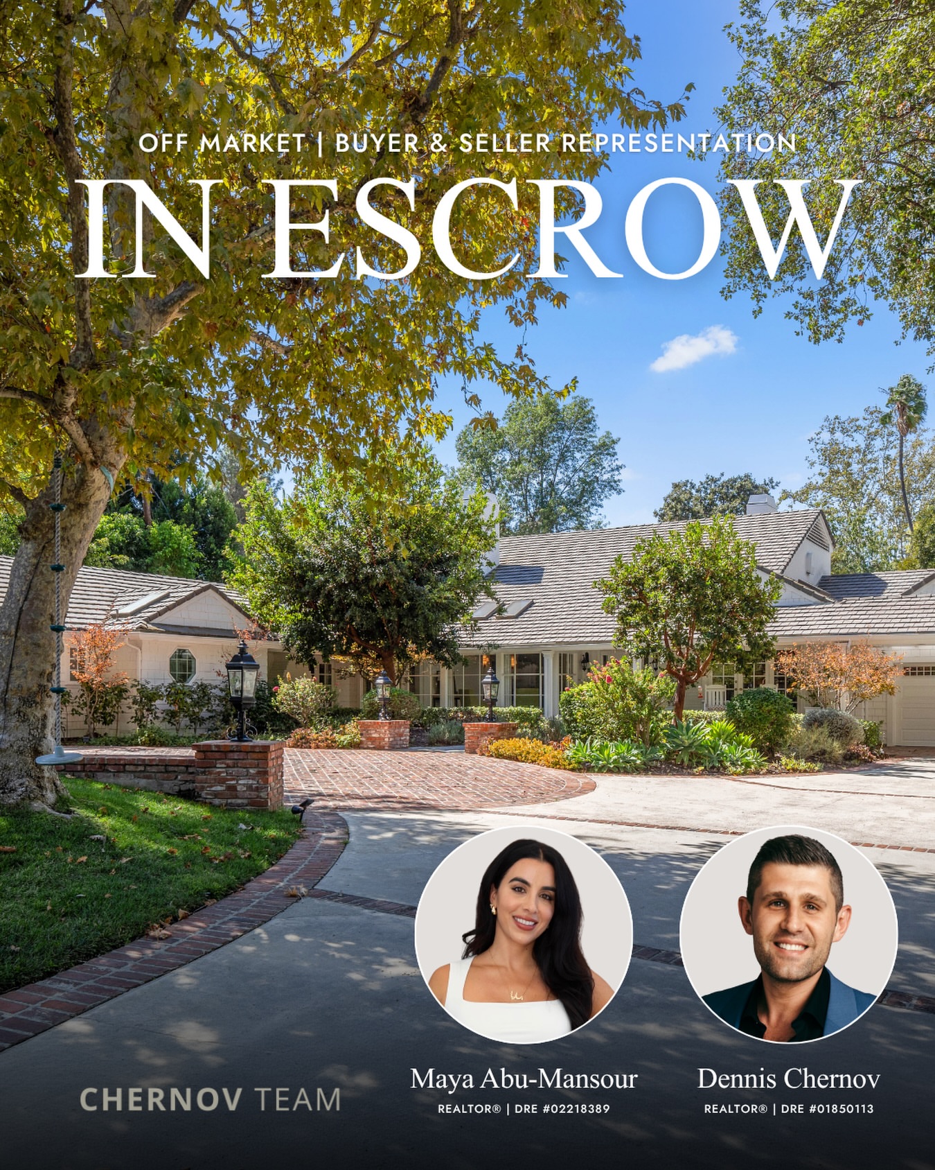 IN ESCROW
.
.
5229 Louise Avenue, Encino

Stunning Hampton-Inspired residence nestled in the coveted Amestoy Estates neighborhood in Encino.