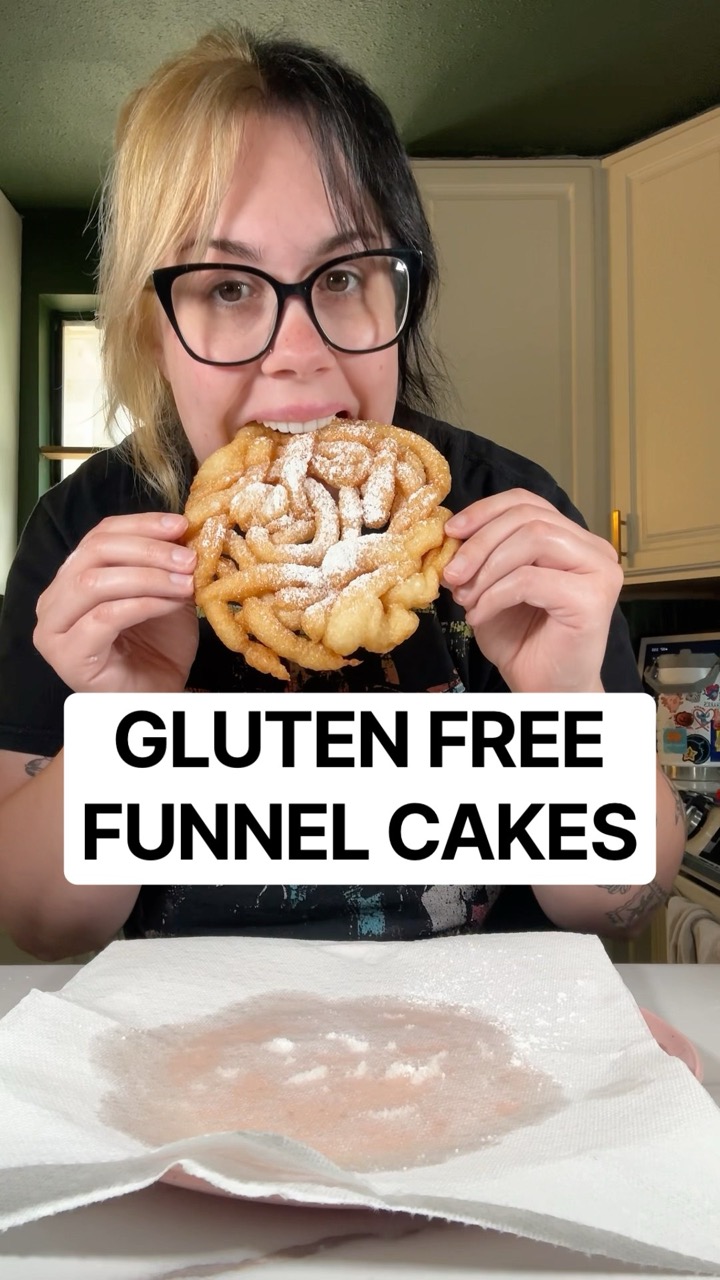 2 INGREDIENT GLUTEN FREE FUNNEL CAKES