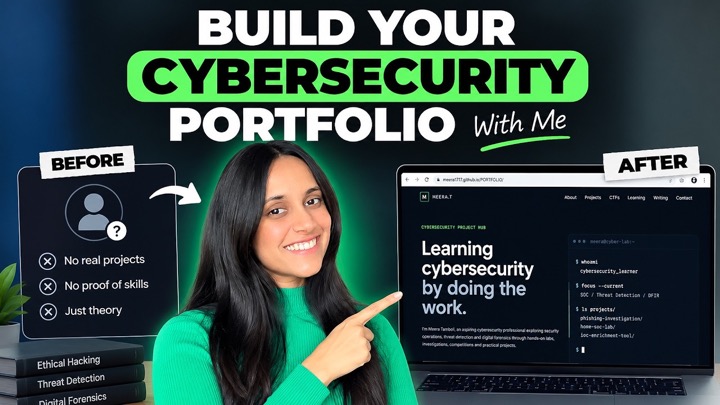 How to Make a Cybersecurity Portfolio for FREE in 15 Minutes (2026)