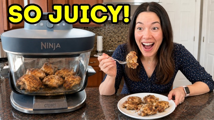 Ninja Crispi Pro Chicken Thighs - Air Fryer Time, Temp & Juicy Results