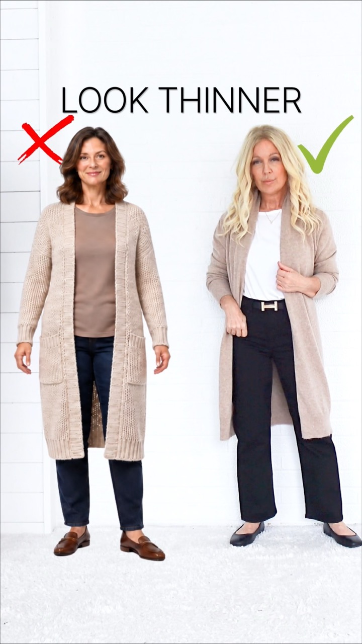 COMMENT SLIM | 4 Fall Styling Mistakes That Add Visual Weight 👀 #stylingtips #styleadvice