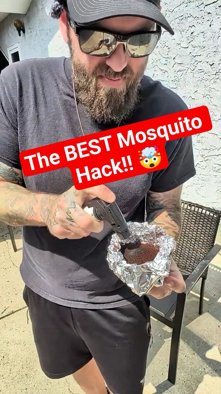 Grandma's Coffee Hack Keeps Mosquitos Away for Hours #mosquito #lifehack #diy
