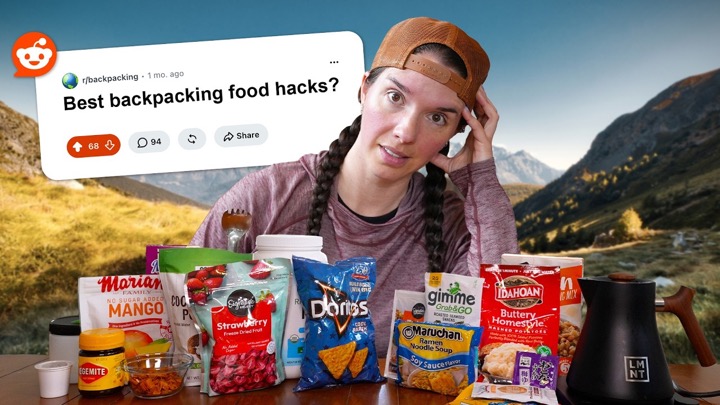 I Tried INSANE Backpacking Food Hacks From the Internet!