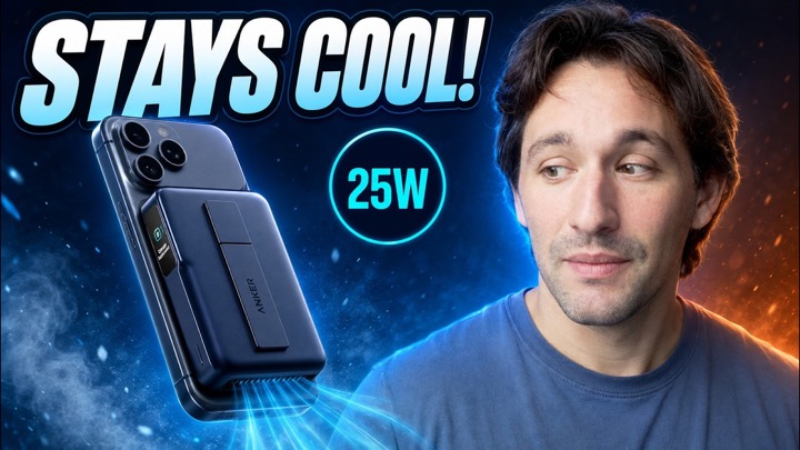 This Power Bank Stays Cool! Anker MagGo 2 Pro - Wireless Charging Up To 25 Watts!