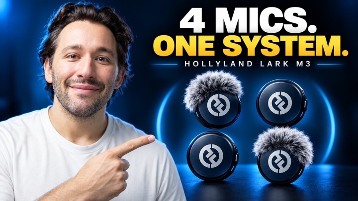 Hollyland LARK M3 Review: 4-Person Wireless Mic & Audio Tests