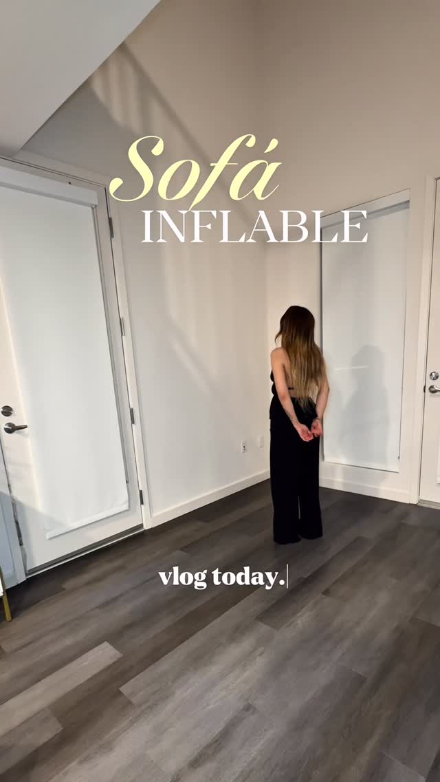 Pt.1 Tomando forma el depa🫶🏻
Impresionada con este sofá de aire comprimido✨

#vlog #lifestyle