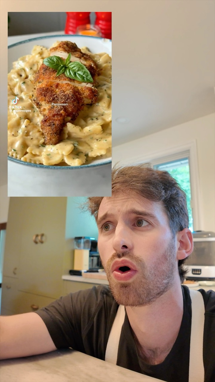 Viral Creamy Chicken Parm … looks easy
