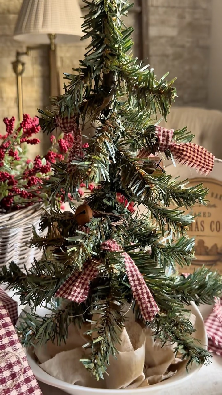 Dollar Tree Christmas Tree Makeover | Rustic Christmas DIY