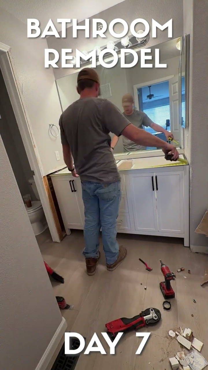 Condo Bathroom Remodel - DAY 7