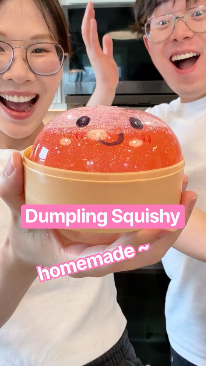Let’s Make the Viral Dumpling Squishies at home 🔮✨🥟