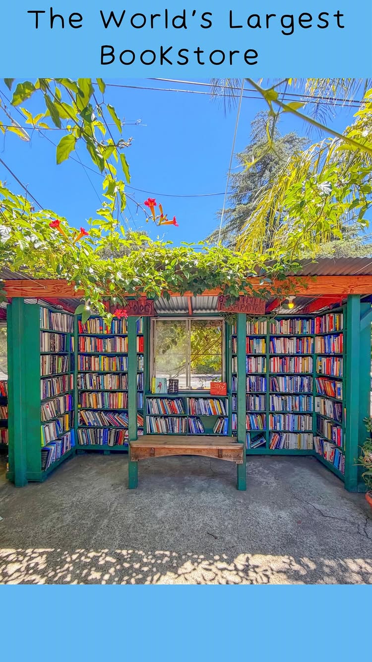 📚 POV: You find the world’s largest outdoor bookstore.

Bart’s Books in Ojai is a must-visit for book lovers.

📍 302 W Matilija St, Ojai, 