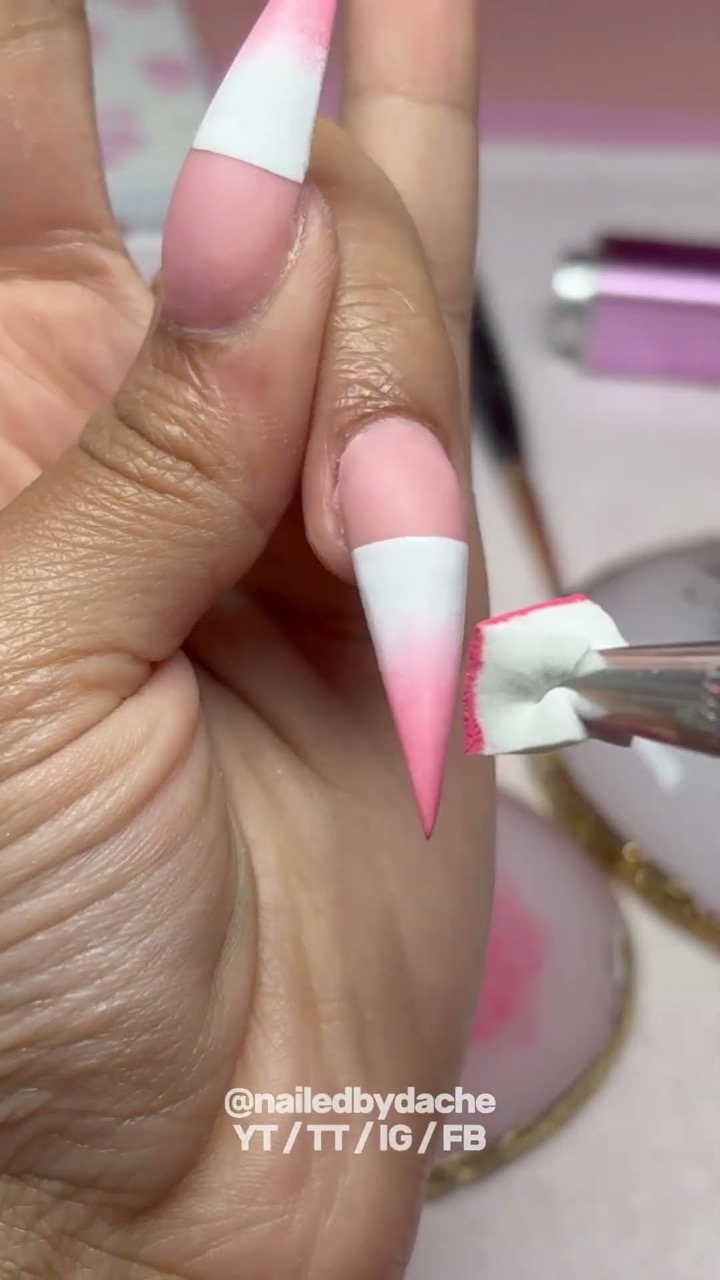 doing my nails until 5AM 😟💅