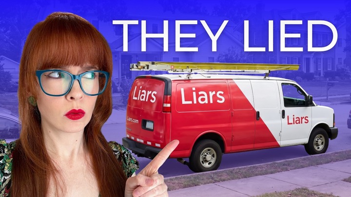 I made up a fake person