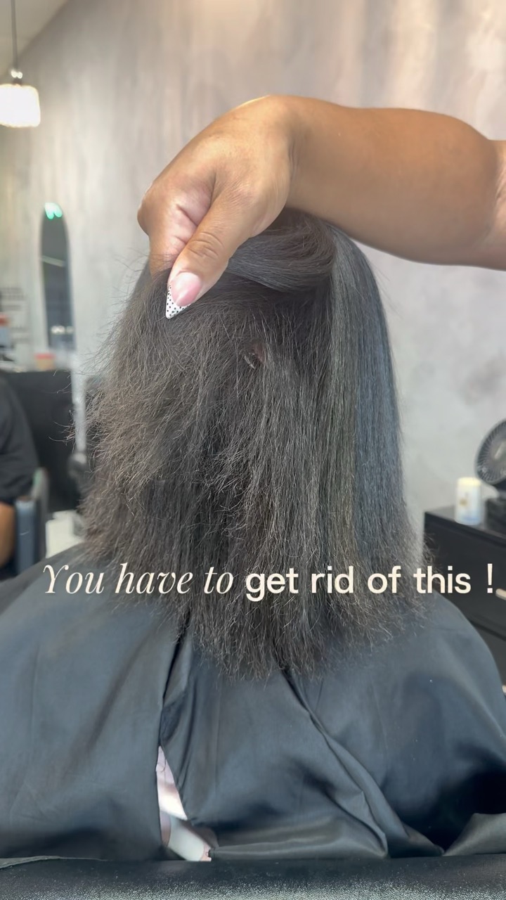 I have no words! Simply beautiful ✨ #houstonsalon #silkpress #healthyhairjourney #healthyhair