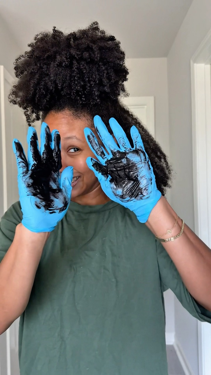 Black Hair Has Me In A Chokehold #naturalhair #hairdye