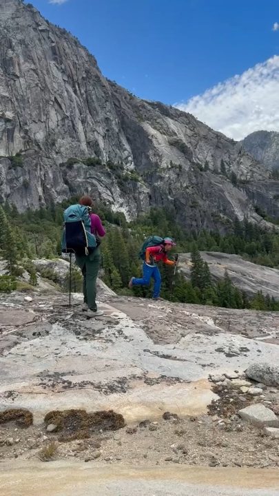 What's the point of hiking if you are not willing to run and jump around a little... esp from some half decent pano shot
