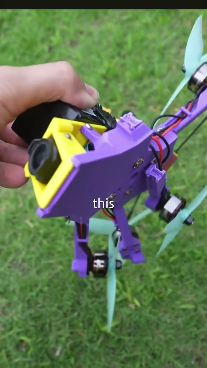 How does a 3D printed drone work?