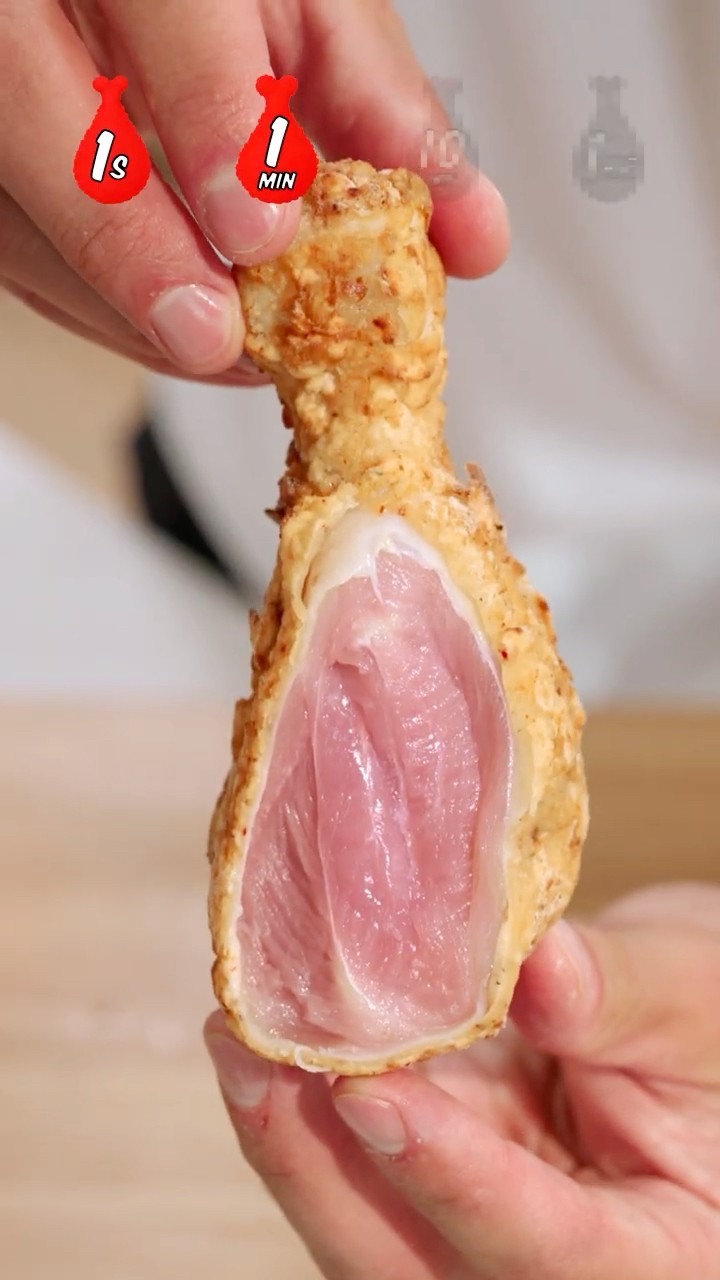 1 Second vs 1 Hour Chicken