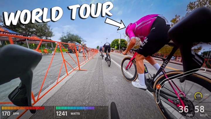 When a World Tour Pro Enters a Local Race (Luke Lamperti)