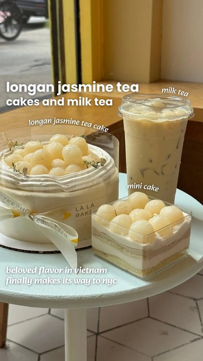 The best floral and fruity combo I’ve ever had – this is the FIRST and ONLY bakeshop that brings the Vietnamese longan jasmine flavor to NYC🌼 

Back at @lalabakeshop.nyc for the third time, and they never disappoint! If 