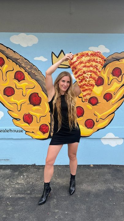 Could you finish the Super Size Me Slice at @waynealehouse? 🍕🍕

This 24” slice is HUGE! 

#waynealehouse #supersizepizza #pizzalovers #pizzatime #pizza #cheesepizza #hugepizza #24inchpizza #biggestpizza #massivepizza #bi