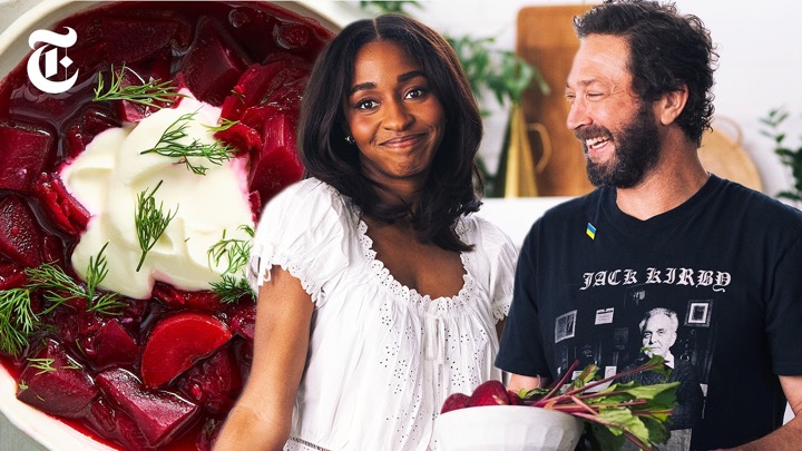 Ayo Edebiri and Ebon Moss-Bachrach of ‘The Bear’ Cook Together IRL | NYT Cooking
