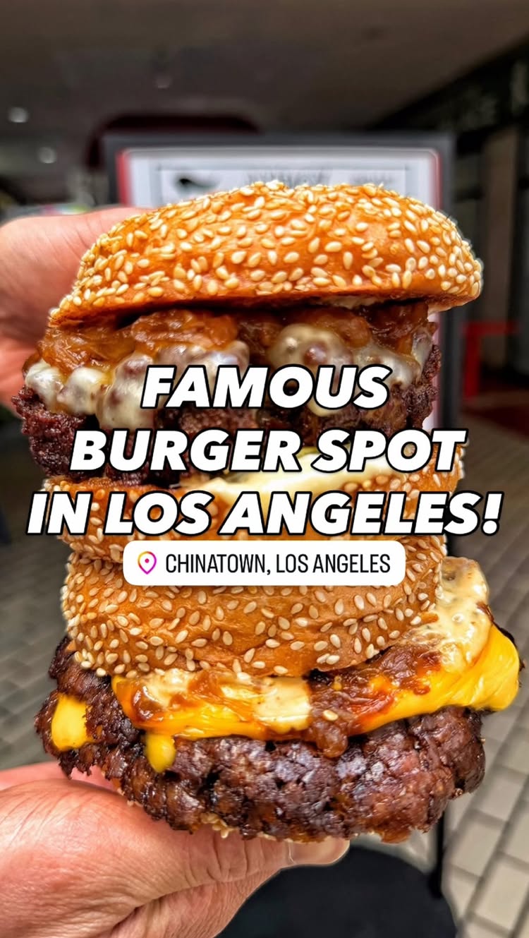 FAMOUS BURGER SPOT IN LOS ANGELES!🍔🤩
•
📍Amboy Quality Meats & Delicious Burgers, 727 N Broadway No. 117, Los Angeles, CA
•
@amboy_quality