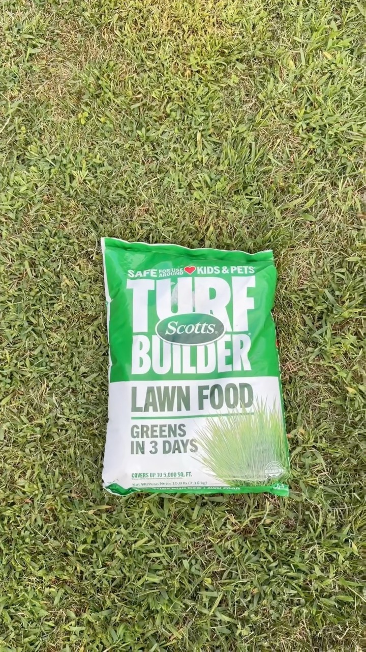 Most of our yard is becoming a homestead, but this patch stays grass with help from @ScottsLawn