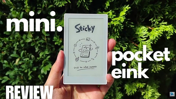 The $50 "Everything" e-Ink Device... Minimalist Tiny eReader | reTerminal Sticky Review! (Crossink)