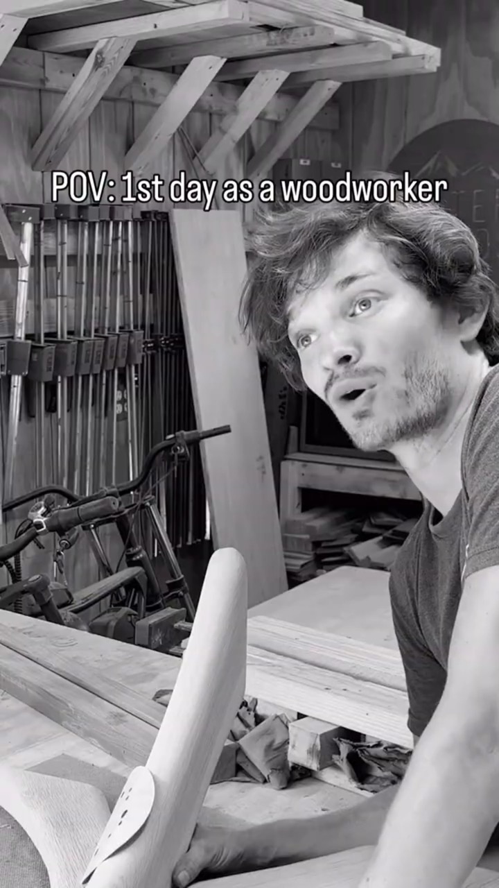 Don't Watch This One Mom #woodworking #safetyfirst #funny