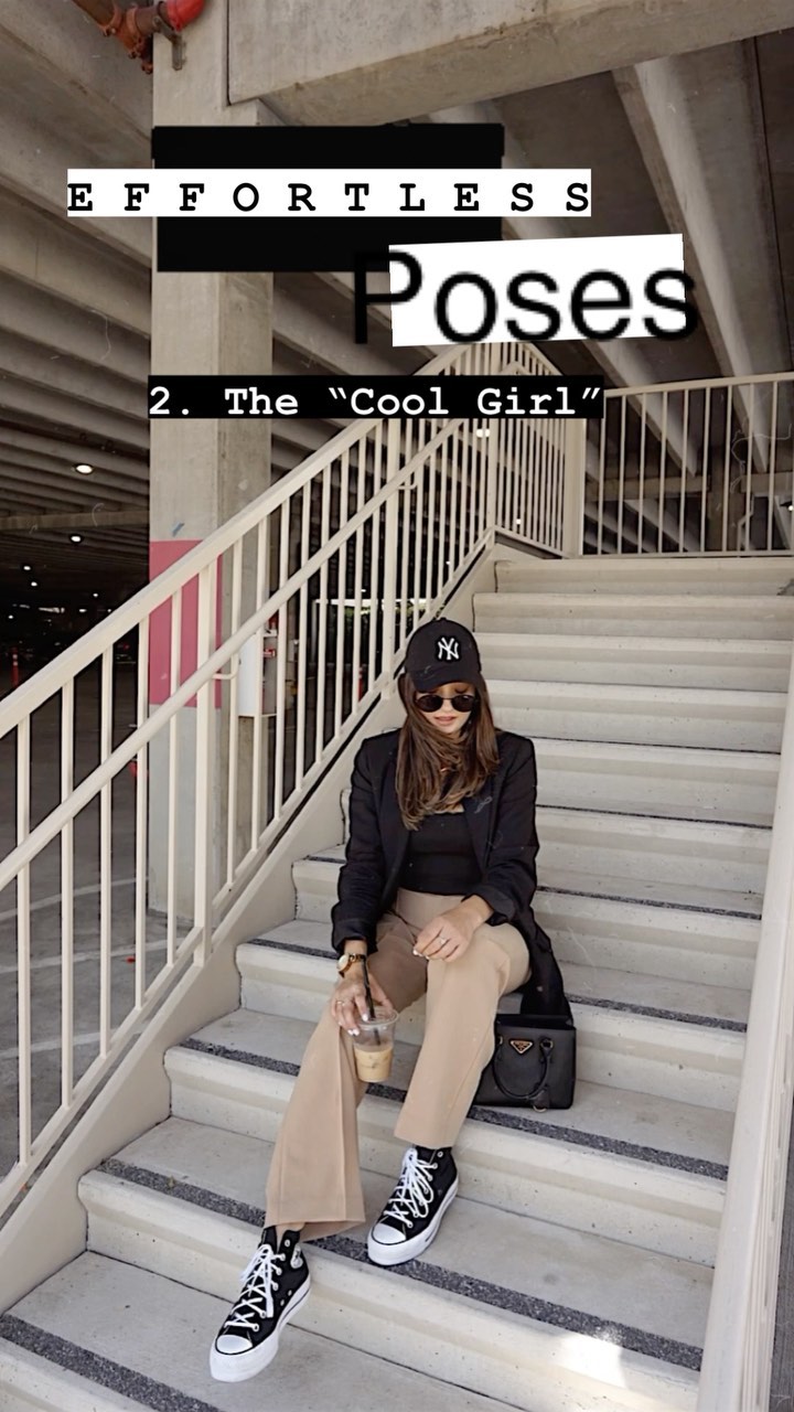 Effortless easy poses to do for those outfit of the day shots 🖤 Edited using the @tezza app 🖤 #tezzapresets #tezzaapp #posesforpictures #p