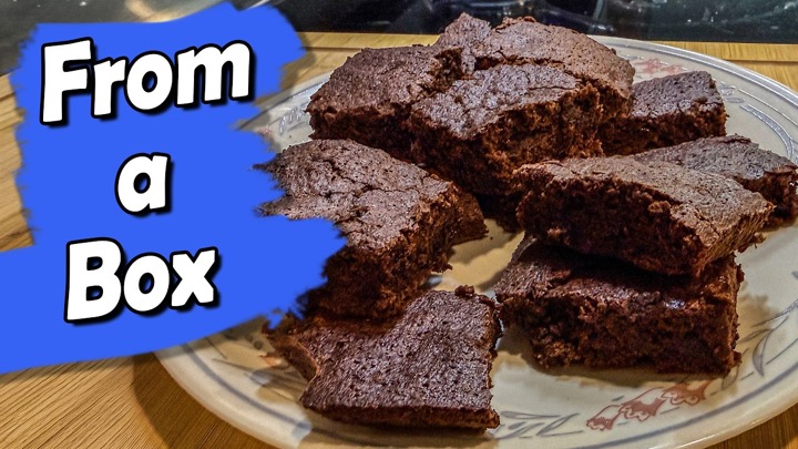 Box Says Add Eggs & Oil. DON'T! Plant Based Box Brownies