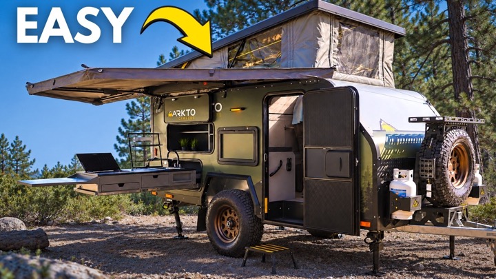 The Small Stand Up Camper With 4X the Storage!