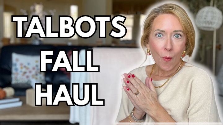 TALBOTS FALL HAUL & TRY-ON | New Fall Arrivals & Outfit Ideas