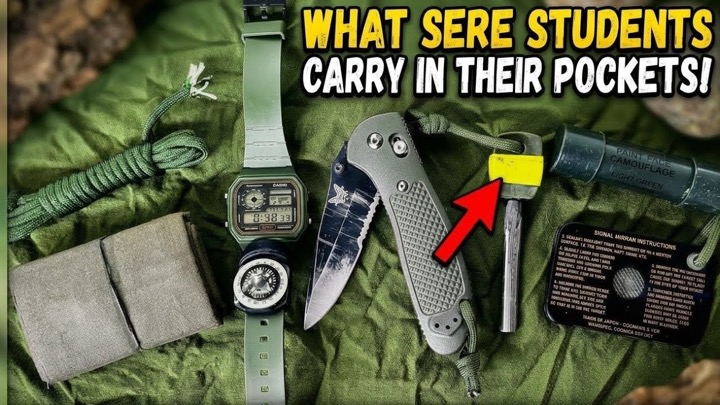 What Military Survival Students Carry in Their Pockets! SERE Training Pocket EDC!